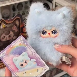 Splashy [Blue] Baby Three Walonglong plush keychain